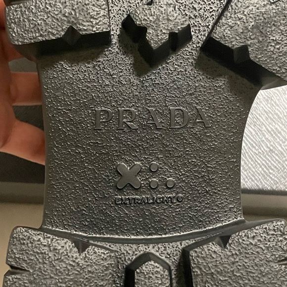 Prada Monolith Black Loafers Men’s size 5 - Picture 5 of 11